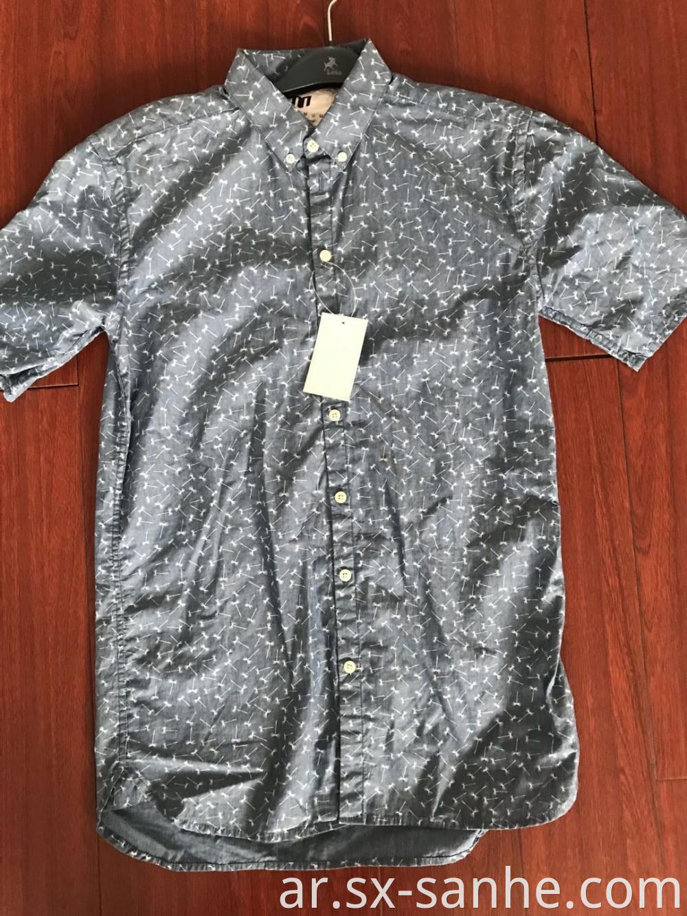 Pure Cotton Printed Men's Shirt